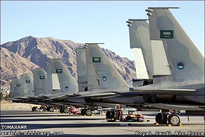 القوات الجوية الملكية السعودية F15 _ Royal Saudi Air Force Nellis2012f15stails