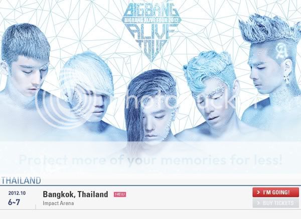 [Info] BIGBANG Alive Tour en Bangkokque se celebrará el 6 y 7 de octubre   Bigbangupdates-bangkok