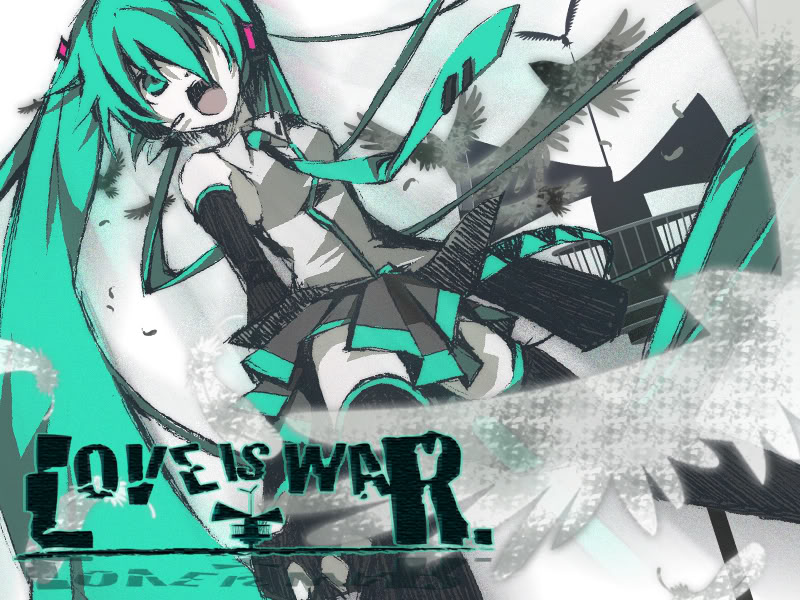 [HATSUNE MIKU] PICTURES OF THE DAYS 20090117loveiswar001