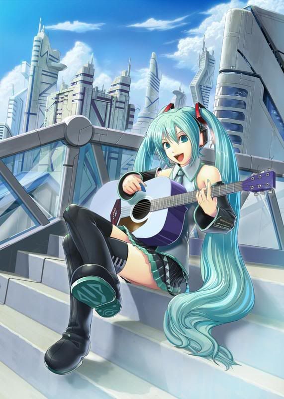 Momiku Hatsune Mikuguitar