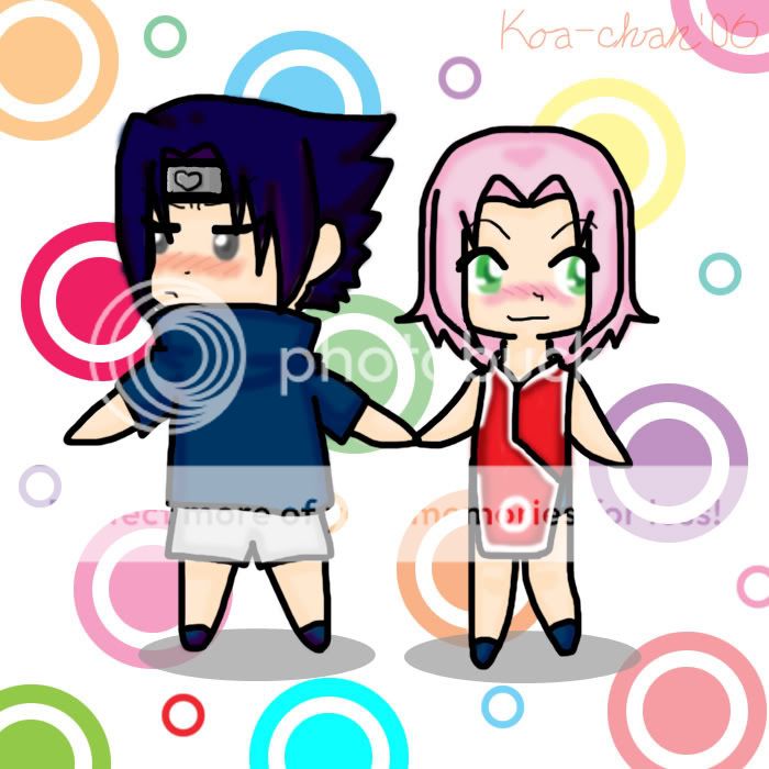 S@KURA-Ch@n Chibi_Sasuke_and_Sakura_by_Koa_chan