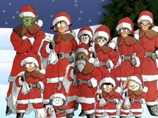 Frohe Weihnachten Dragonball-navidad