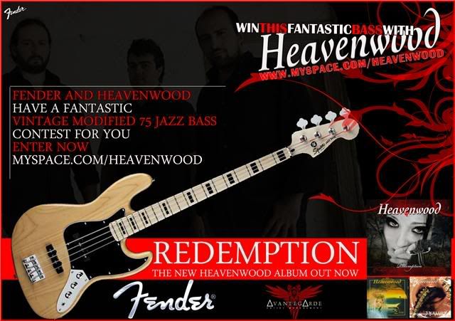 FENDER e HEAVENWOOD – Fantástico concurso. ConcursoHeavenwood