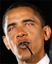 2013 : PISTAGE DES CITOYENS : SATELLITES, CAMERAS, SCANNERS, BASES DE DONNEES, IDENTITE & BIOMETRIE Barackobama-antichrist