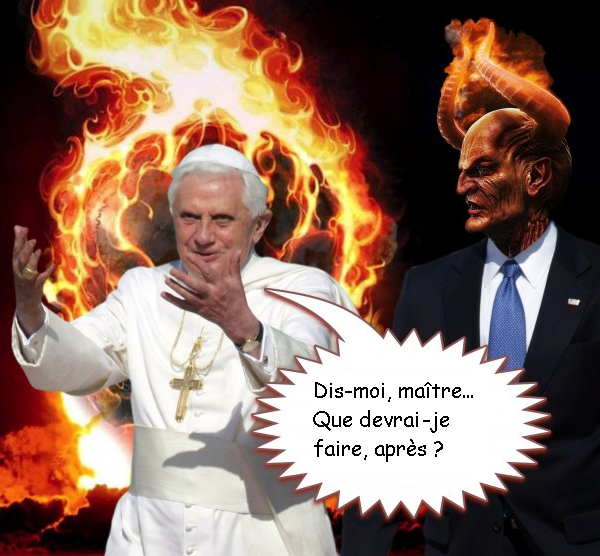 LE PAPE, LE VATICAN & LE NOUVEL ORDRE MONDIAL - Page 7 Pope_satan_FR_zpsd25219d8