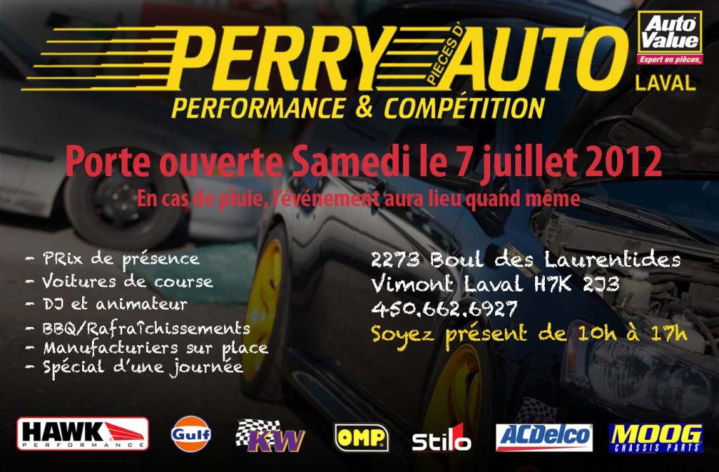 SSP Performance, Inc. Avec Perry Auto Laval !  FLYERSFrancais