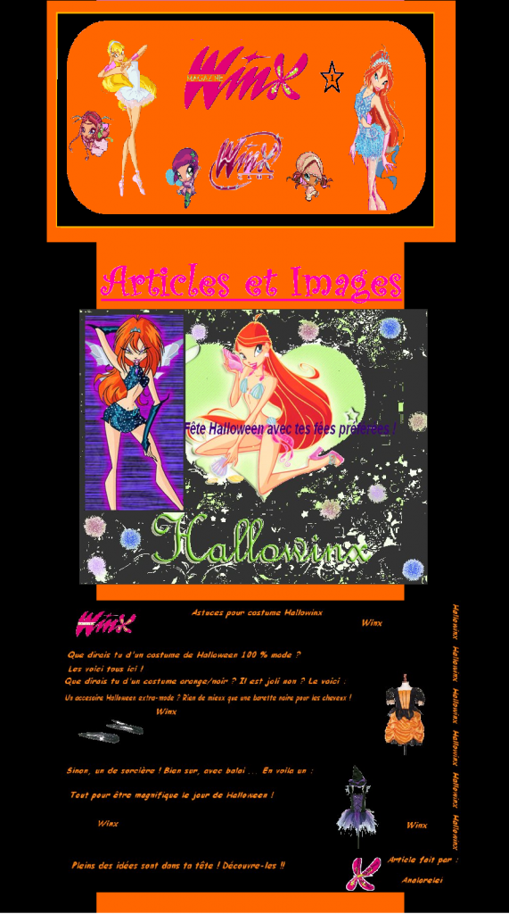 [N°1] Winx Forum Magazine ArticlesetImagesHalloween2