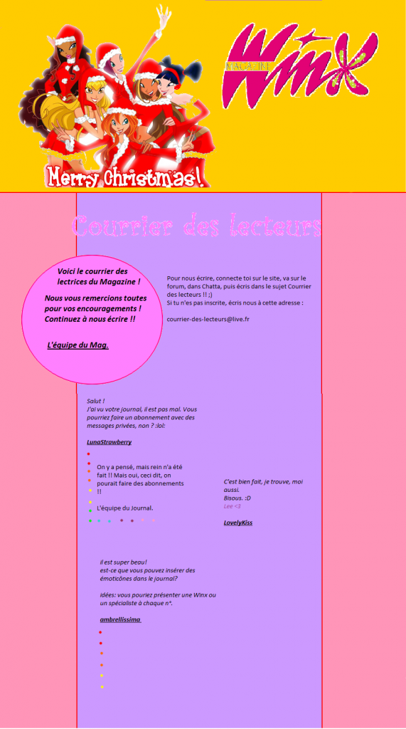 [N°2] Winx Forum Magazine Courrierdeslecteurs1_zpsc9c3952f