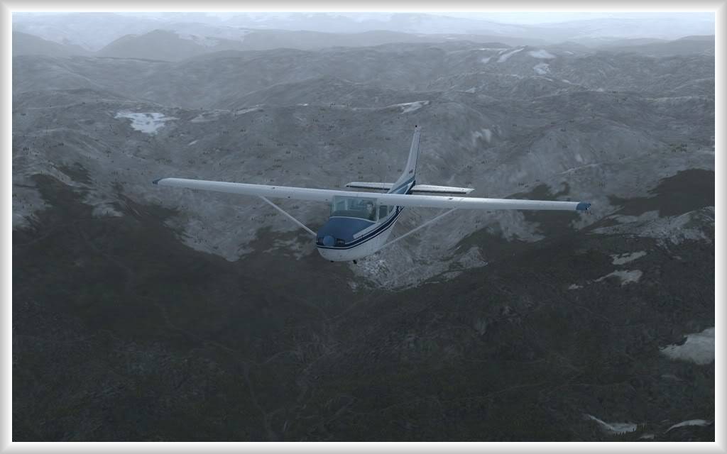 "FSX" Montanhas entre Bert Mooney KBTM - Ford's South MT49 -2011-apr-30-056