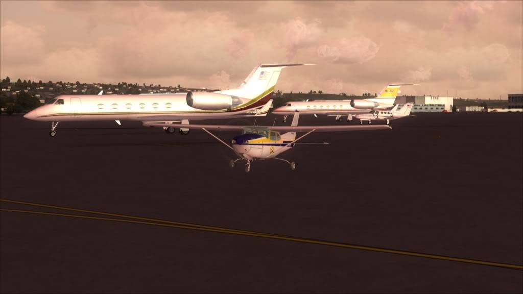 "FSX" Seattle Boeings Field KBFI - Olympia 44T -2011-apr-15-004