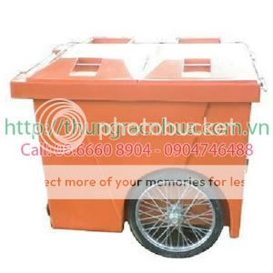 [HCM] Chuyên cung cấp các loại thùng rác, xe chở rác TR-1000