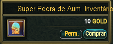 [ Tutorial ] Usando Super pedra de Aumentar Inventário Pedra2