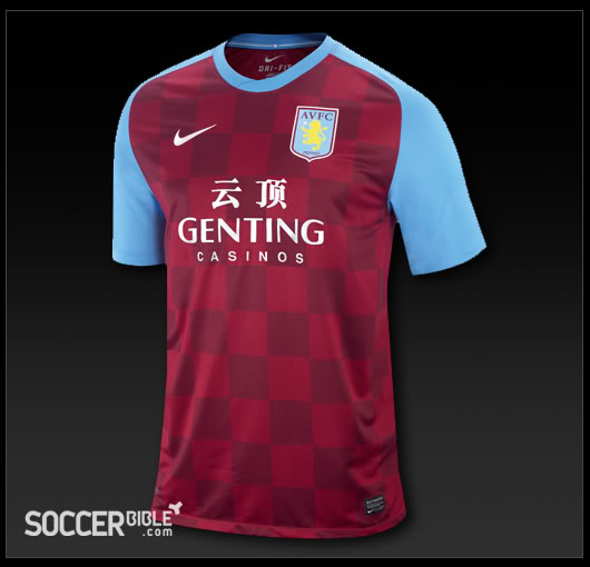 Camisetas de Equipos Europeos 2011-12' AstonVilla