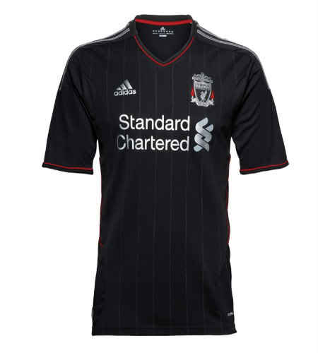 Camisetas de Equipos Europeos 2011-12' LiverpoolFCSuplente2011-12-Front