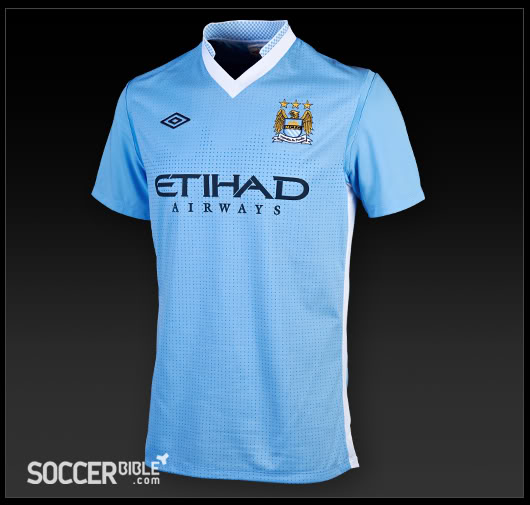 Camisetas de Equipos Europeos 2011-12' ManCityTitular2011-12