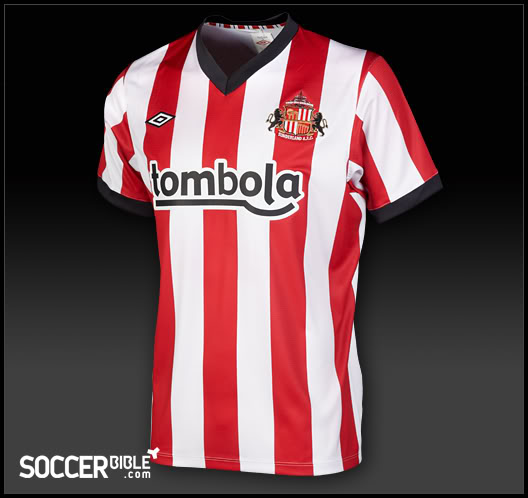 Camisetas de Equipos Europeos 2011-12' Sunderland-Home