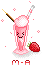 Cafetería y tiendas de la Kagenuki Milkshake_Pixel_by_Murasaki_Ayame