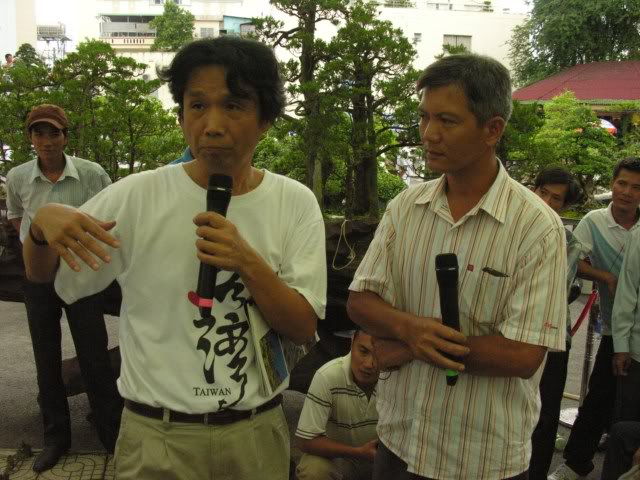 Lo Min Hsuan demonstration in HoChiMinh city VNT_LMH34