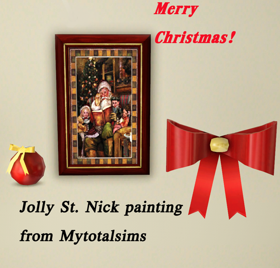 Happy Holidays painting of Jolly St. Nick Stnickforcstyles-Copy