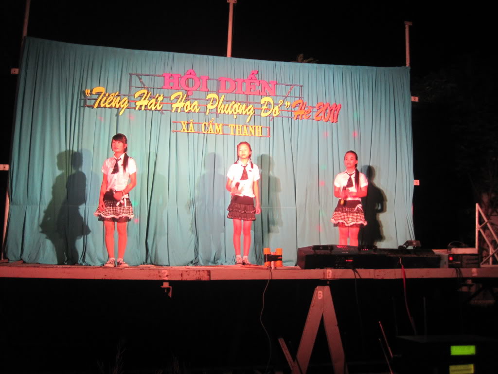 Ban chi đạo Hoạt động hè Cẩm Thanh tổ chức Hội diễn tiếng hát Hoa Phượng Đỏ năm 2011 Picture850