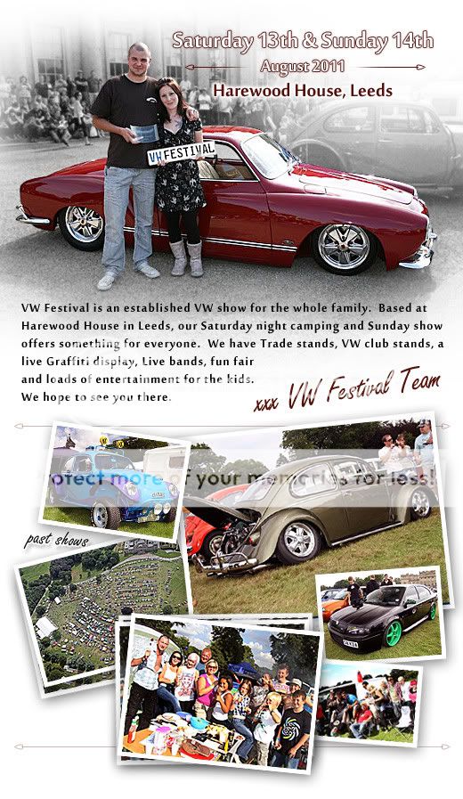 VW Festival Harewood House, Leeds 13th & 14th August Facebook