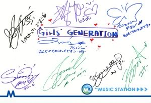 "[27-11-2010] Chữ kí của SNSD trên MUSIC STATION!" Qjl0