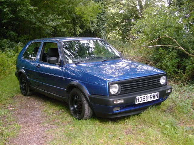 Mk2 golf in blue DSCI0110