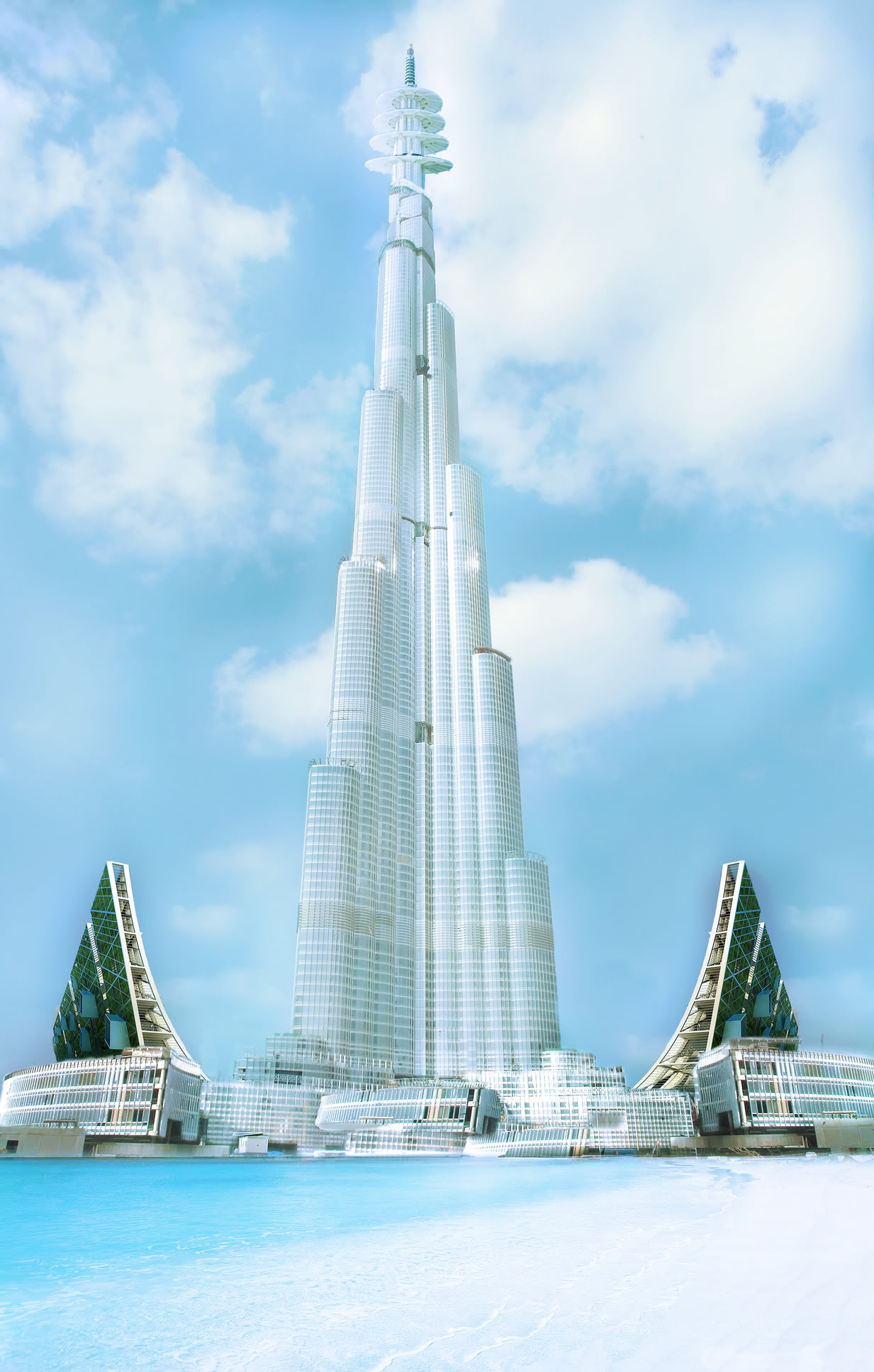 Ozan Keskin - Matte Painting Burj-Dubaifinished