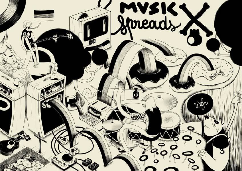 [Illustration] Mc BESS McBess-04MusicSpreads