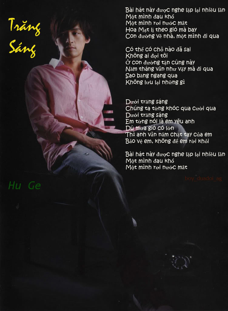 [Lyrics] các bài hát của Caca HOCa