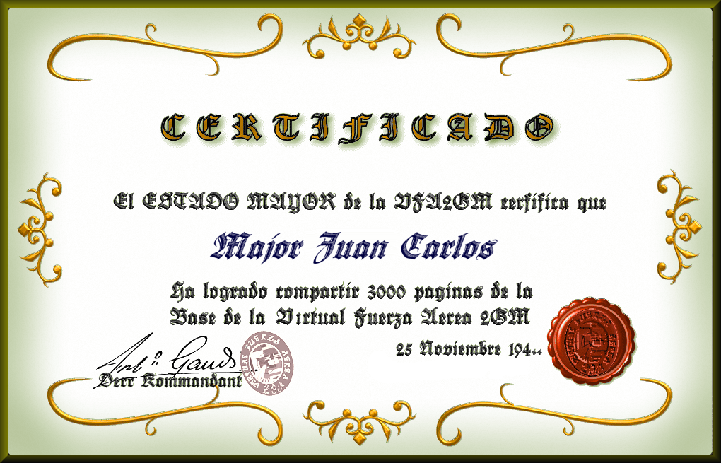 Certificado 3,000 paginas VFA2GM - Página 2 JuanCarlos