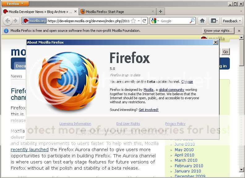 تحميل آخر اصدار Mozilla Firefox 5.0 Beta 1 Silent Installation EkranAlnts