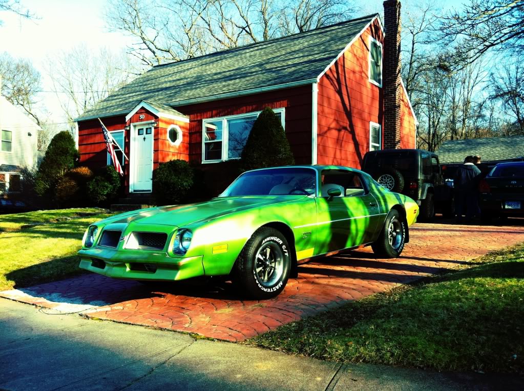 My Greenbird.  1976 Metalime Green Pontiac Firebird Esprit IMG_06901