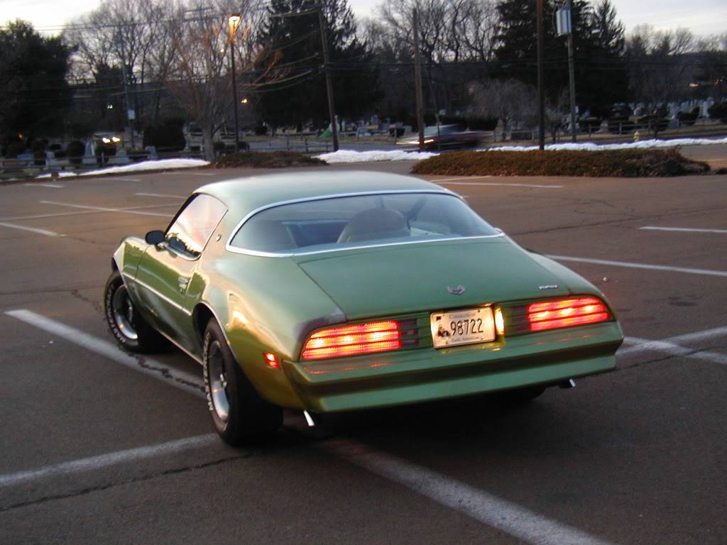 My Greenbird.  1976 Metalime Green Pontiac Firebird Esprit P1010021-1