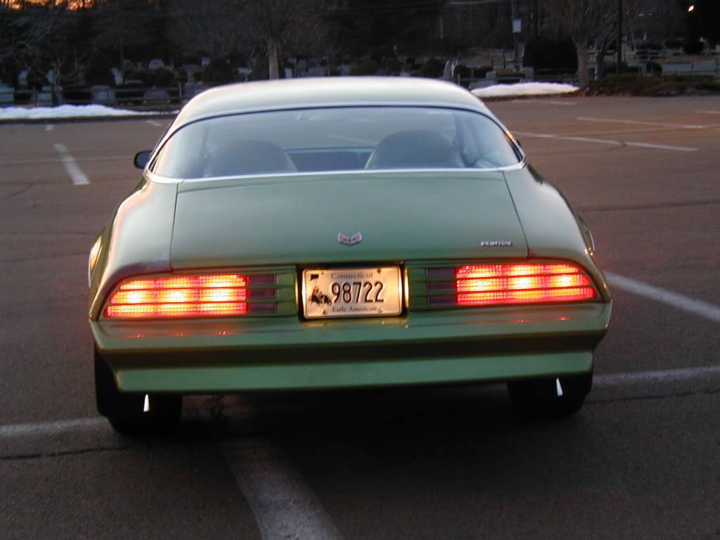 My Greenbird.  1976 Metalime Green Pontiac Firebird Esprit P1010022-1