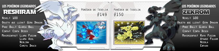 Special Zekrom & Reshiram! Stats_es