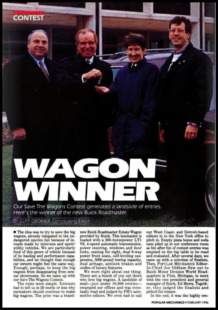 From Popular Mechanics magazine.  Wagon Build and Contest PM1993RMW-8