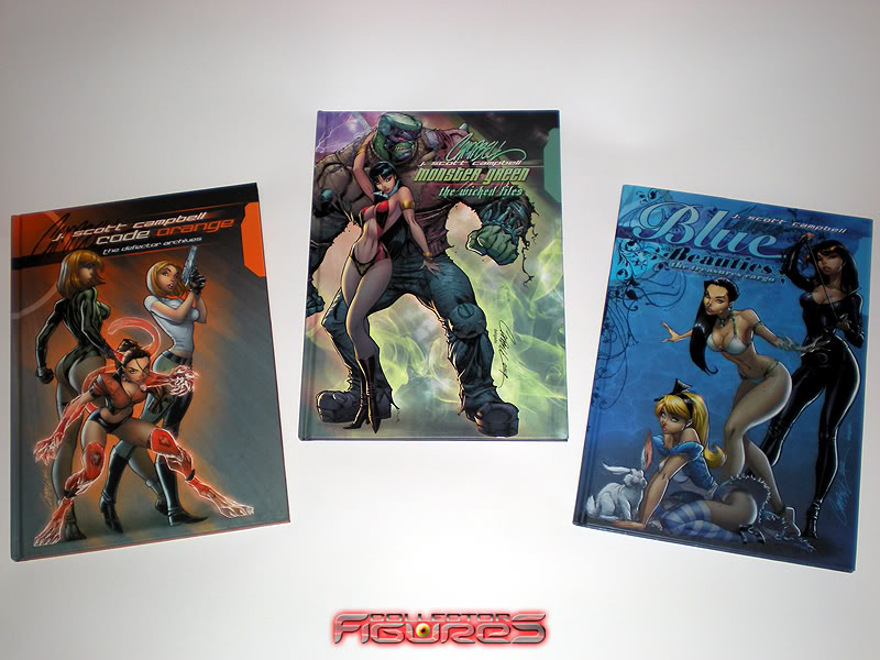 COLLECTOR-FIGURES : Collections & Arrivages CAMPBELL-ArtBook-1-2-3