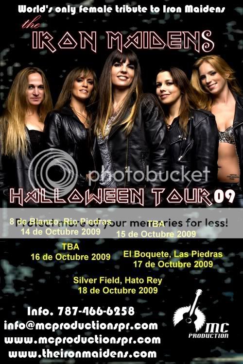 The Iron Maidens - Halloween Tour 09 (Varias fechas) Ironoctubre