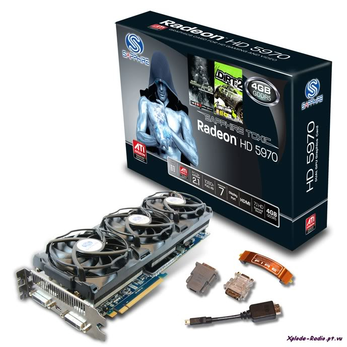 Sapphire Lança Radeon HD 5970 TOXIC com 4 GB 111a