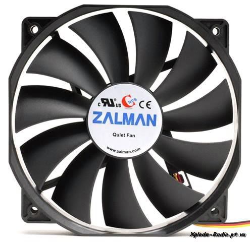 Zalman Intros ZM-F4 135 mm Fan with 120 mm Frame  88b