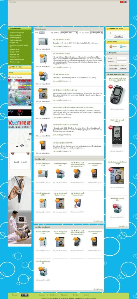 Website-Giải pháp Vsoft-eStore-Quảng bá doanh nghiệp và Bán hàng ONLINE Demo9-1