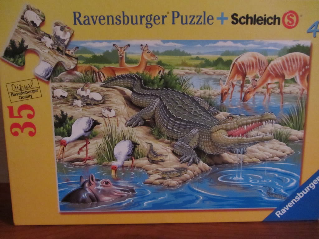 Schleich Puzzle jigsaw + figurine SchleichandPapo009