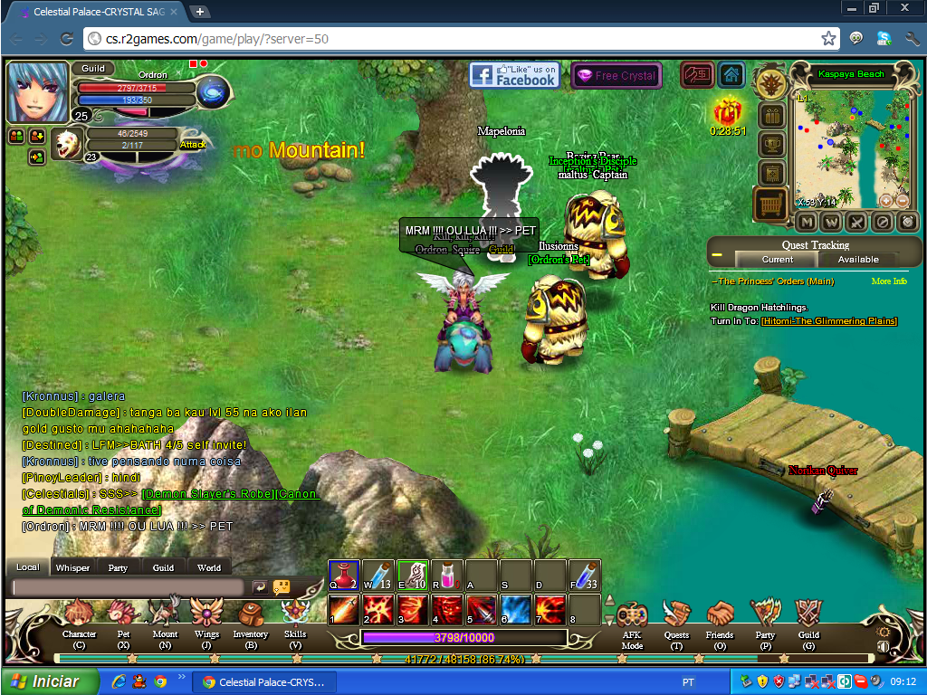 Cristal Saga  - MMORPG Browser Magnifico  Imagem-3