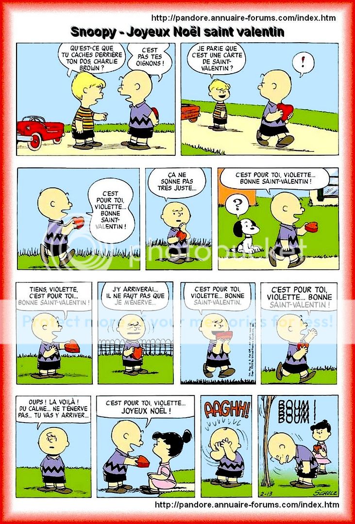 bande dessinée - snoopy noël ou saint Valentin ? 784557c0