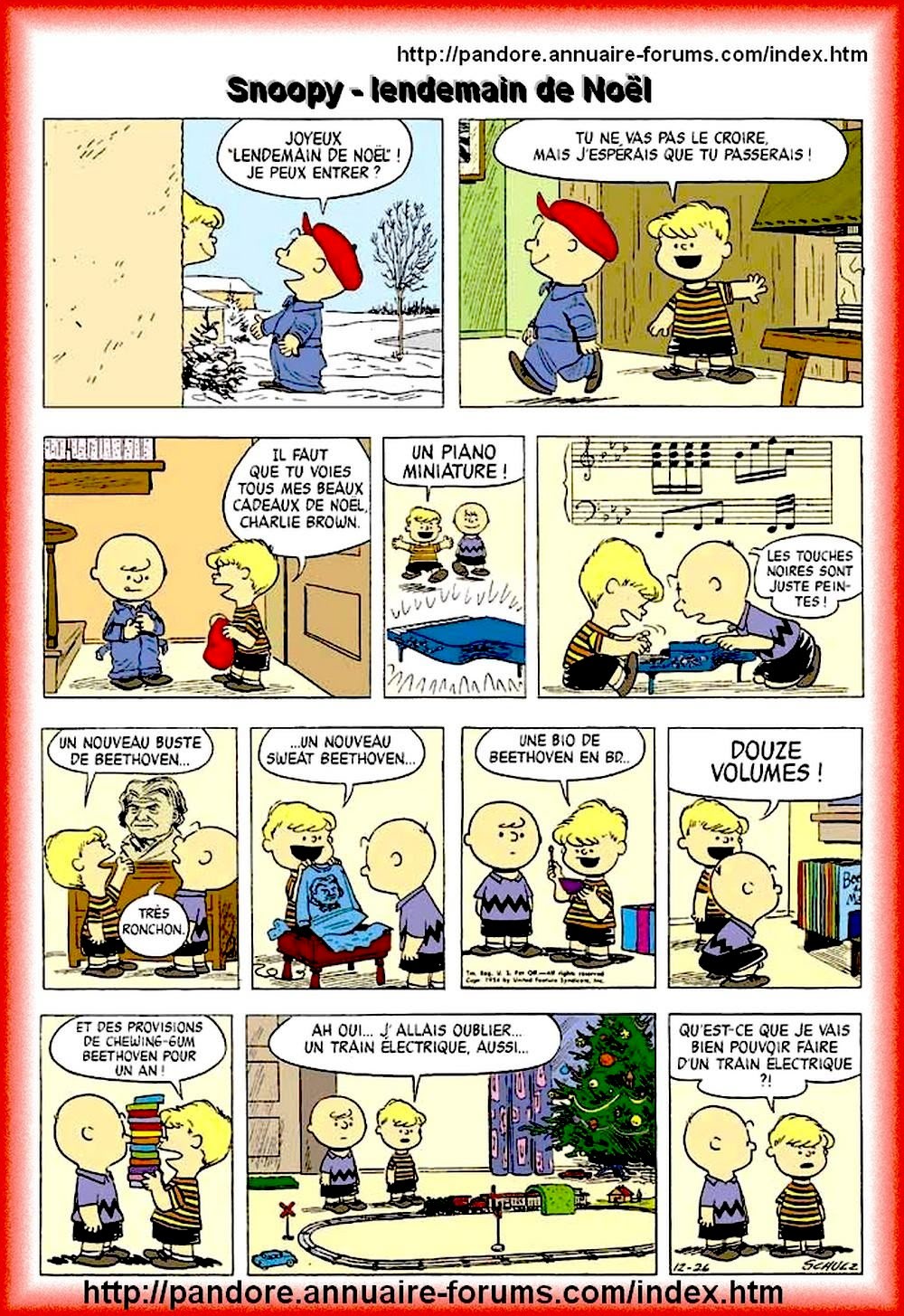 bande dessinée - snoopy noël  8d2a6e50