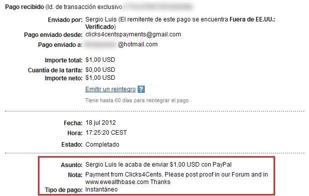 5 pago de Clicks4cents $1.00 5_pago_Clicks4cents