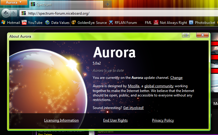 Mozilla Nightly and Aurora Aurora2