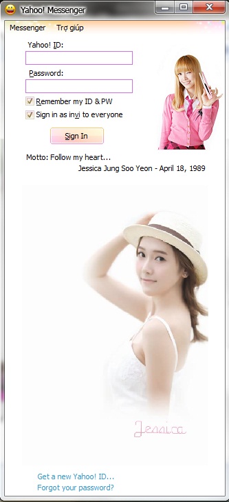 [Sharing] SNSD Login Yahoo 2-3