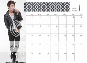 Kim Hyung Jun JJUNAWAY - 2014 Calendar A_220x160_02_3001